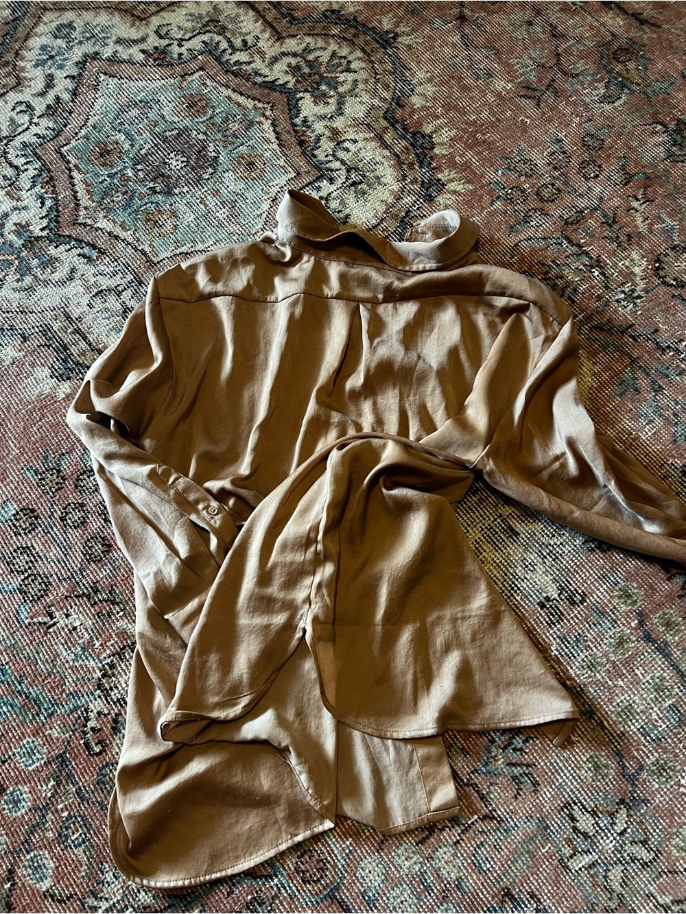 Banana Republic Camel Button-Down Shirt - Picture 6 of 7